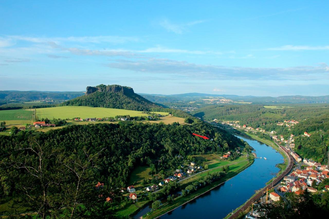 Luxusboofe - Ferienhaus Am Lilienstein Konigstein an der Elbe Ngoại thất bức ảnh