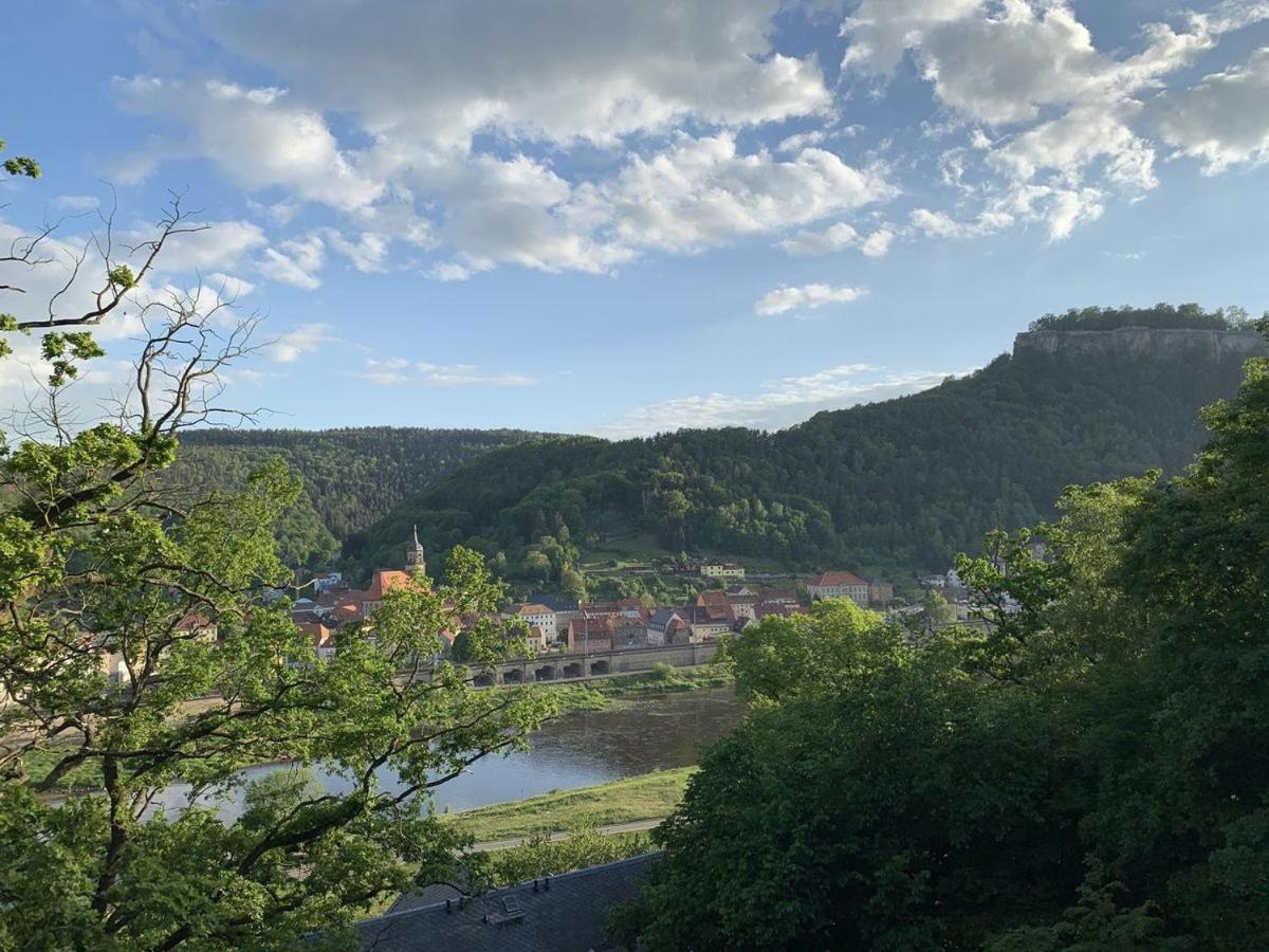 Luxusboofe - Ferienhaus Am Lilienstein Konigstein an der Elbe Ngoại thất bức ảnh