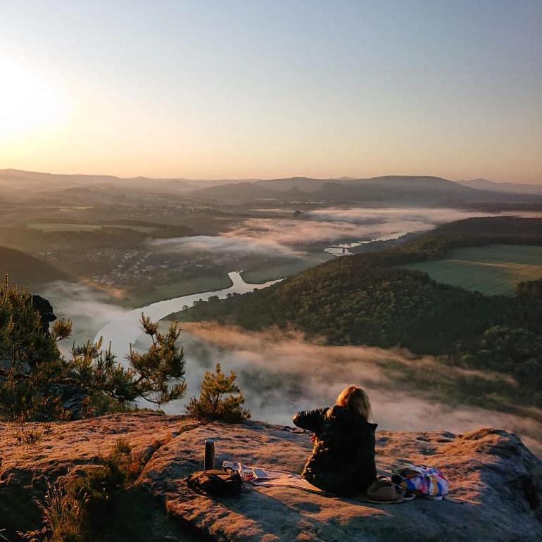 Luxusboofe - Ferienhaus Am Lilienstein Konigstein an der Elbe Ngoại thất bức ảnh